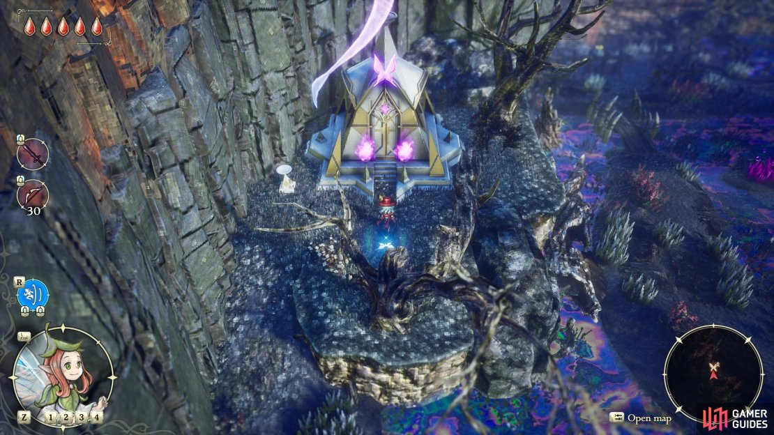 You can find the Mausoleum of the Mystic - Ignite west and slightly north of the Rainbow Lotus dungeon in the Age of Reconstruction.