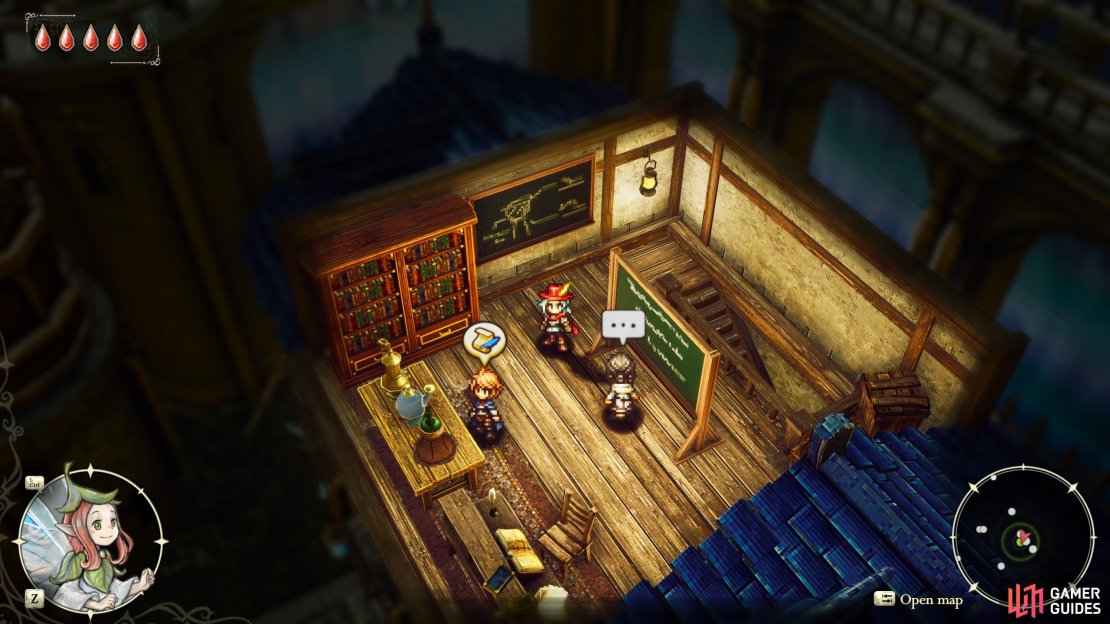 Talk to Marnie in the Formanit Institute along the southeastern edge Weyzn after getting the Magic Compass to start the quest &ldquo;Wonderful Friends&rdquo;.