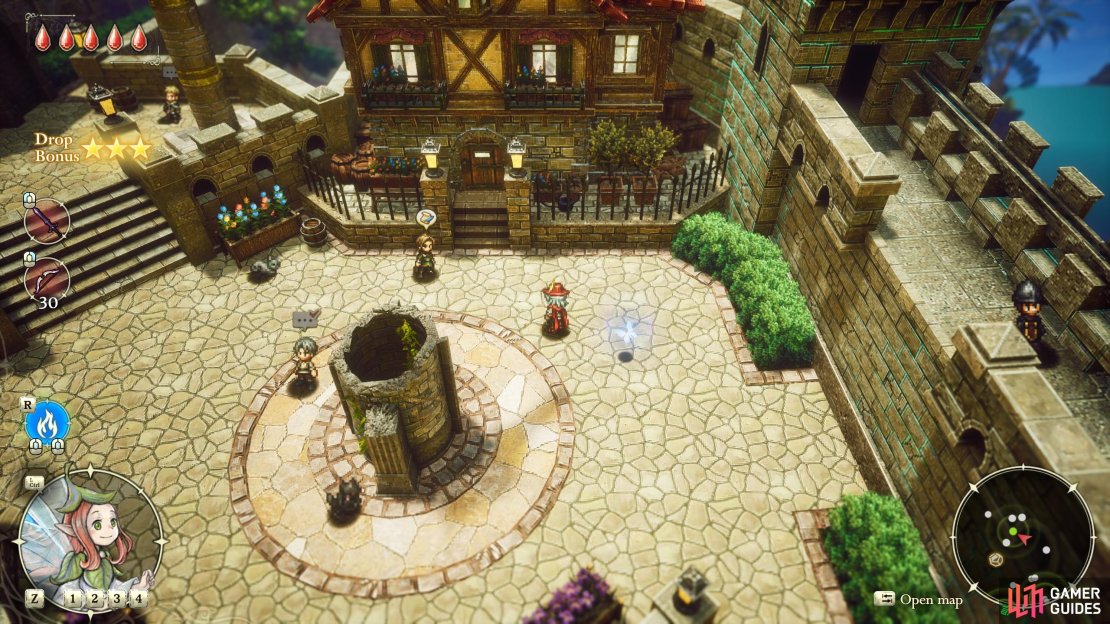 After talking to Hirt in the Age of Budding you can return to Huther and talk to the &ldquo;Adventurer Brimming with Curiosity&rdquo; standing outside of Kaifried&rsquo;s manor to start the quest &ldquo;Artisanal Spirit across the Ages&rdquo;.