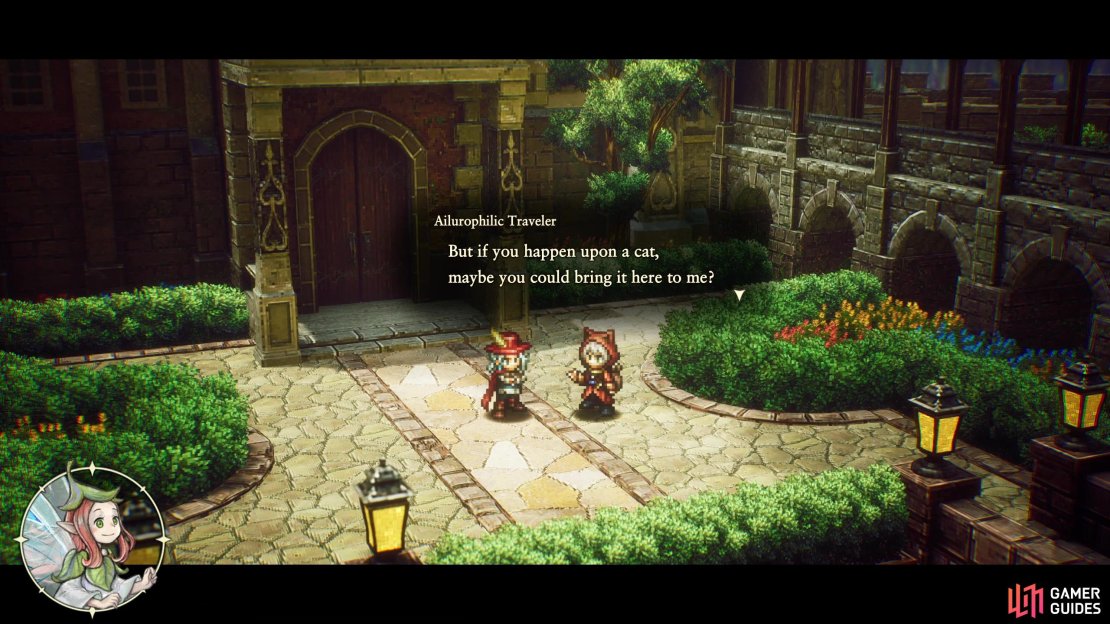 The quest &ldquo;Capricious Neighbors&rdquo; will begin as soon as you leave Castle Huther after you retrieve the Moonmirror.