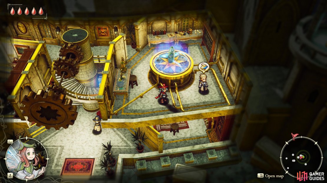 After witnessing a scene with Hildebrandt and Marnie in the Age of Magic, talk to Hildebrandt at the Forthewor Institute to start the quest &ldquo;Hildebrandt&rsquo;s Research&rdquo;.