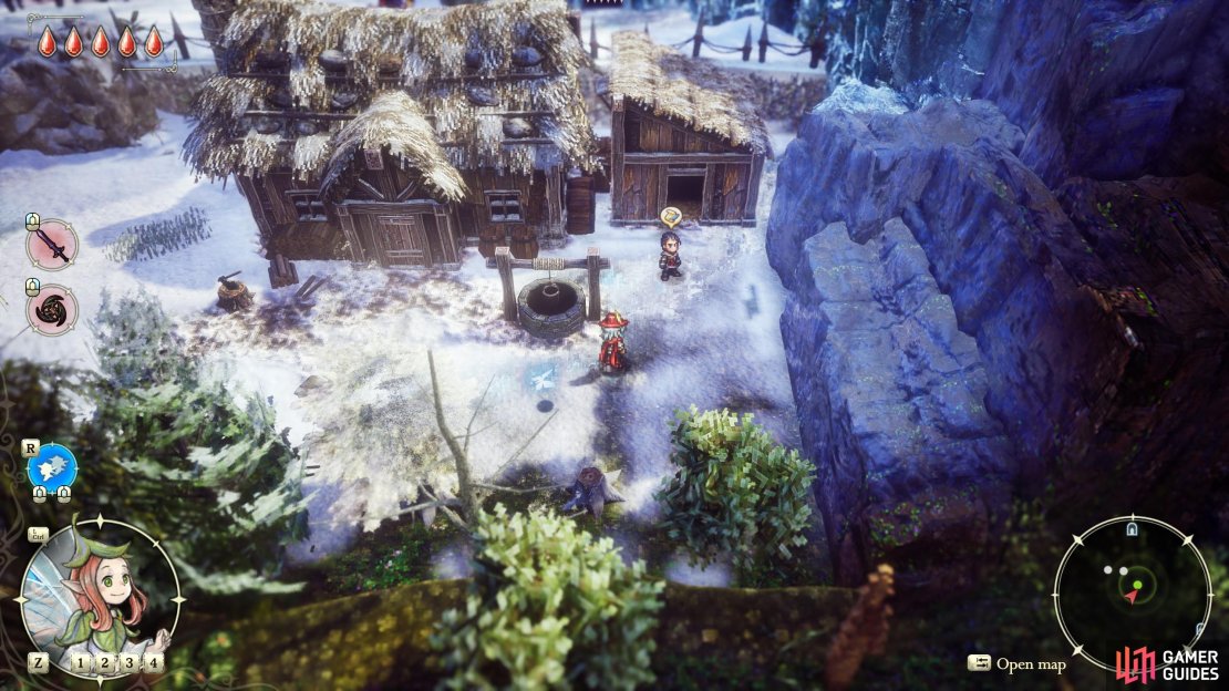 Talk to Gogyo at Lyudmila&rsquo;s House after clearing the Dragonpillar dungeon in the Age of Budding to start the quest &ldquo;Kindness for Whom&rdquo;.