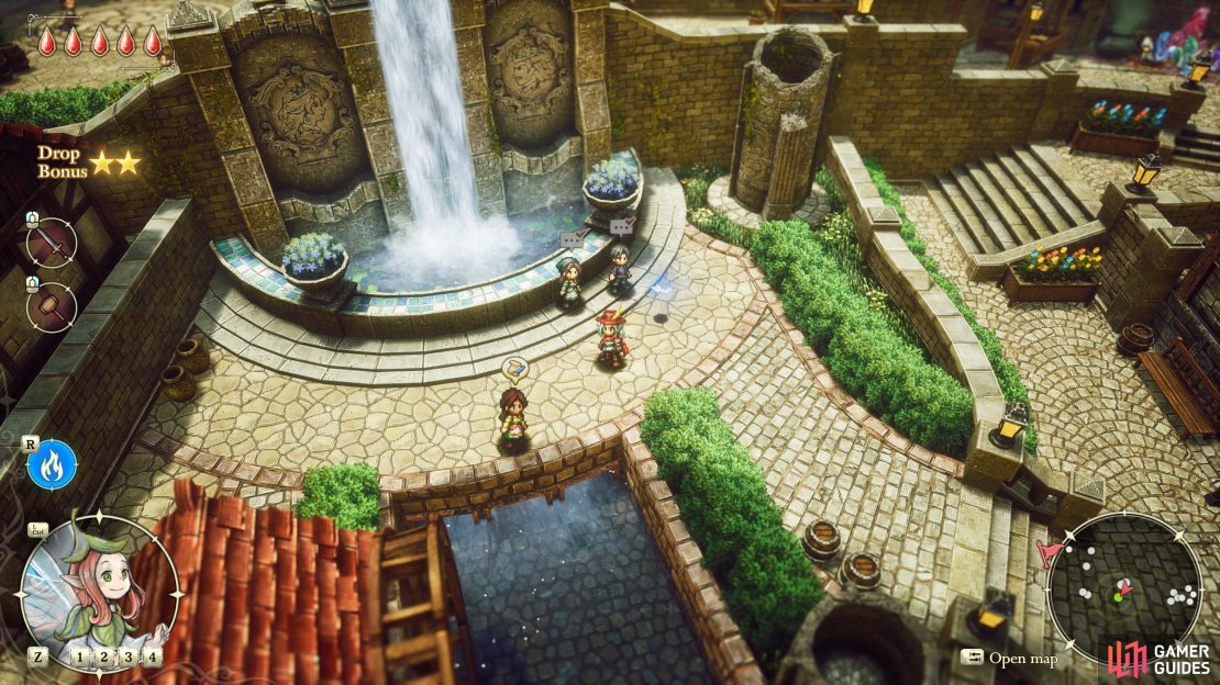 Find Lowelle near a waterfall along the southwestern edge of Huther after you return from the Age of Reconstruction to start the quest &ldquo;Memento of a Lost Adventurer&rdquo;.
