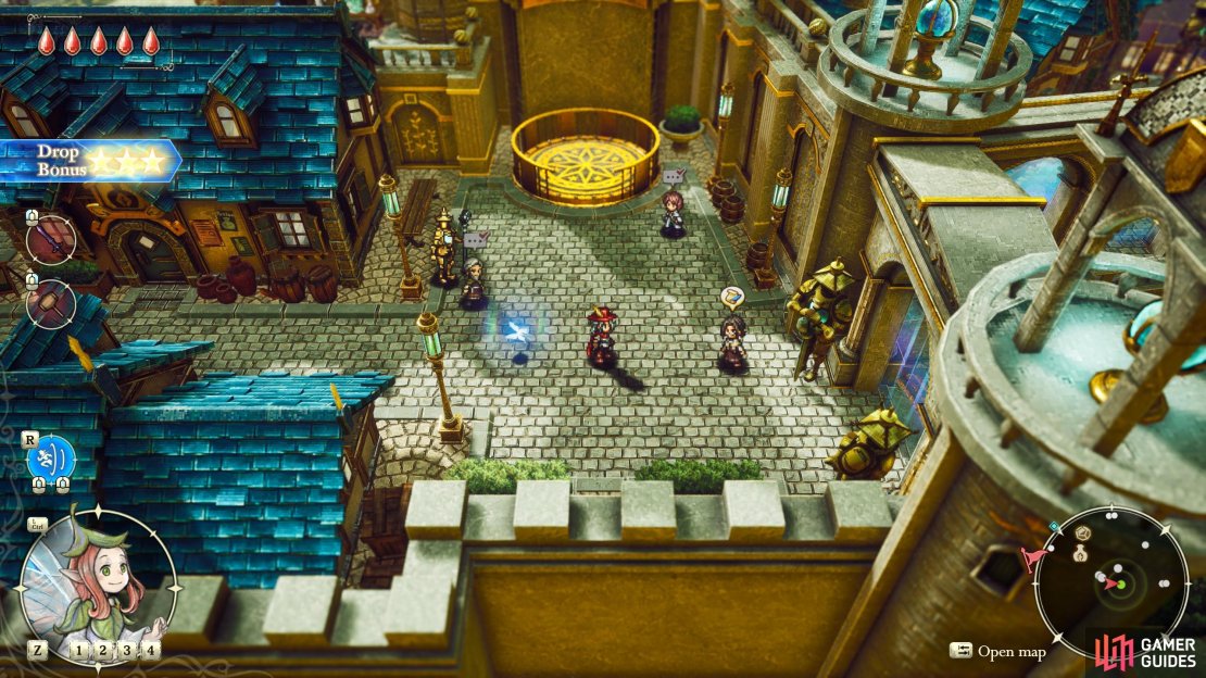 Talk to Fausta east of the Item Shop in Weyzn after you acquire the Western Caves Key to start the quest &ldquo;The Principles of the Formanit Institute&rdquo;.