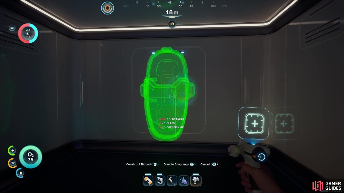 Once you&rsquo;ve constructed a Habitat Builder, you can finally untether yourself from the Lifepod and begin building your first base!
