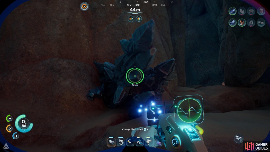 If you brave the outskirts of the geothermal vents biome (east of the Lifepod) you can find large silver deposits - usually in caves.