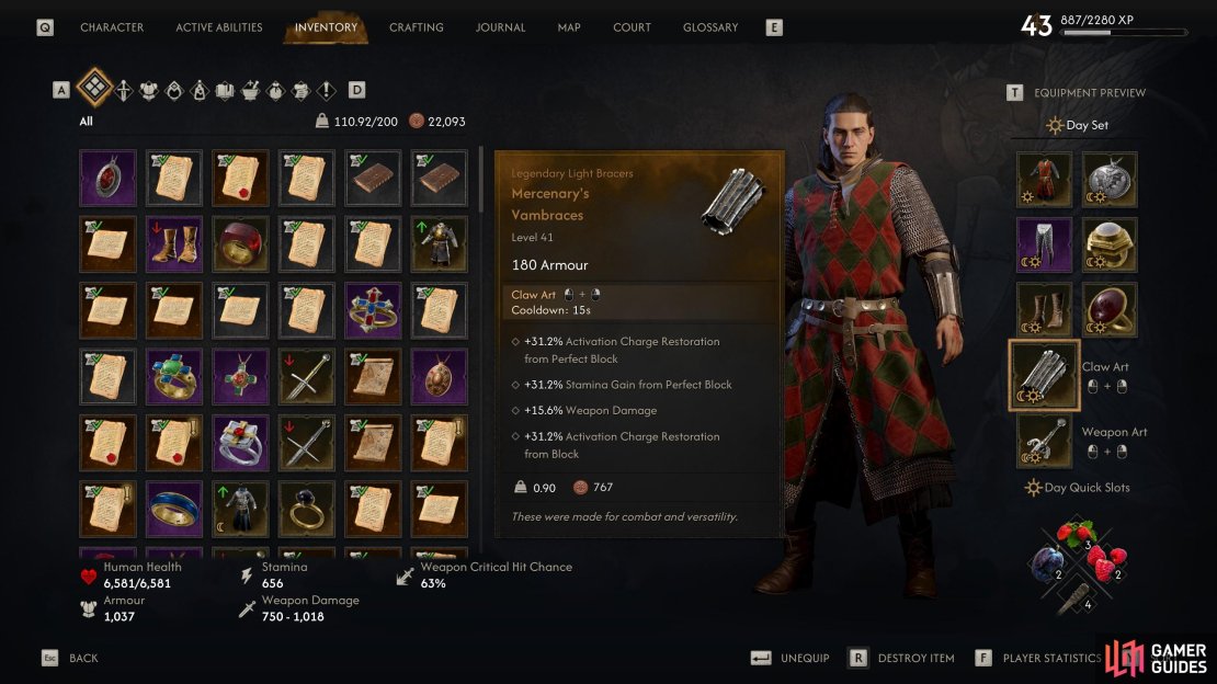 Once you start getting purple and golden gear, you&rsquo;ll want to be somewhat picky about the mods are - anything that boosts damage, crit chance, cooldown rate or Activation Charge is great.