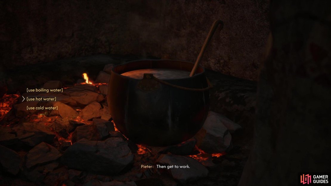Brew the water until it&rsquo;s hot - not boiling,
