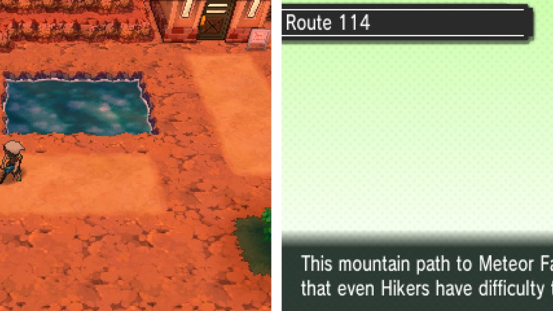 A mountain road leading to Meteor Falls, with plenty of impact craters to guide you.