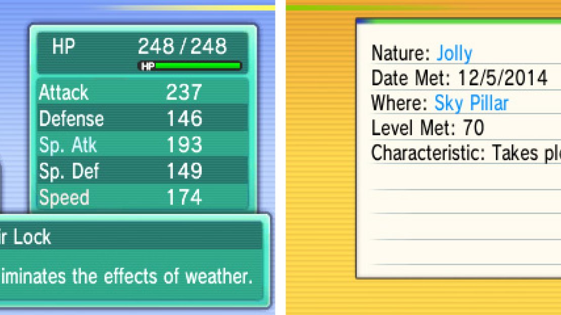 A Jolly Rayquaza is better than most Rayquazas because of the enhanced Speed.