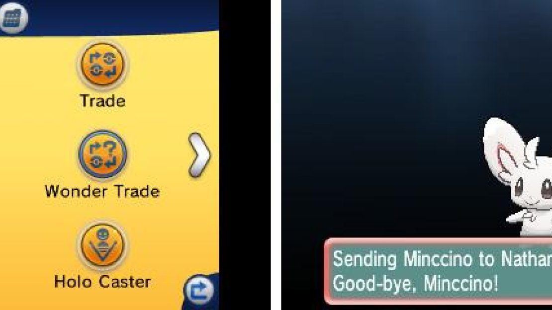The first page contains the interesting and rather popular Wonder Trade option.