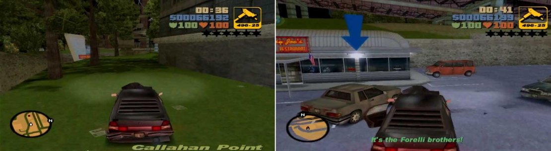 Afterwards, the other car(s) will chase you around. Use your Uzi to drive-by it/them until it/they explode.