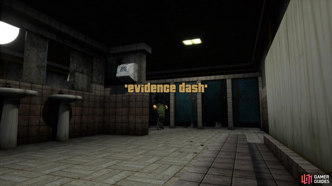 Speak with Ray in the toilet to begin this mission.