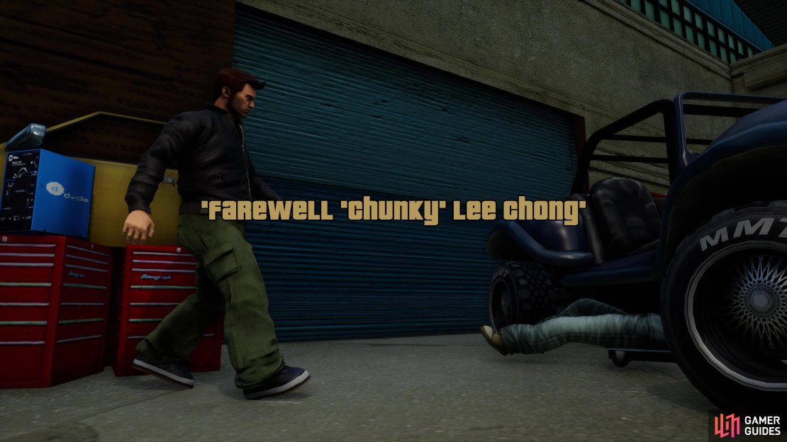 Speak with Joey in his garage to begin this mission.