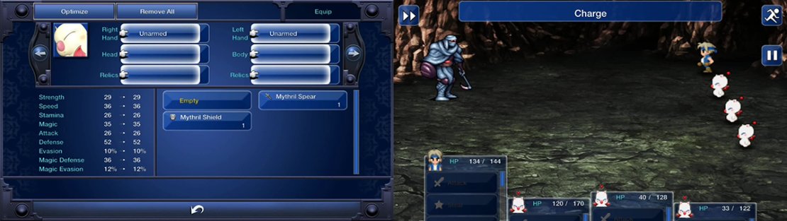 Take Mog&rsquo;s items off him before you engage the Guard Leader. When you are fighting him, watch out for Charge which does a lot of damage to one character.