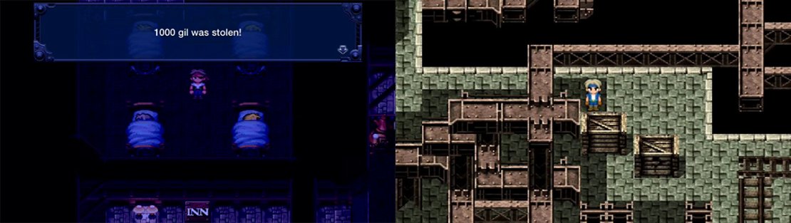 Don&rsquo;t sleep in the Inn unless you want your money stolen. Talk to the old man and then jump on the crates once he&rsquo;s distracted the guards to sneak over.