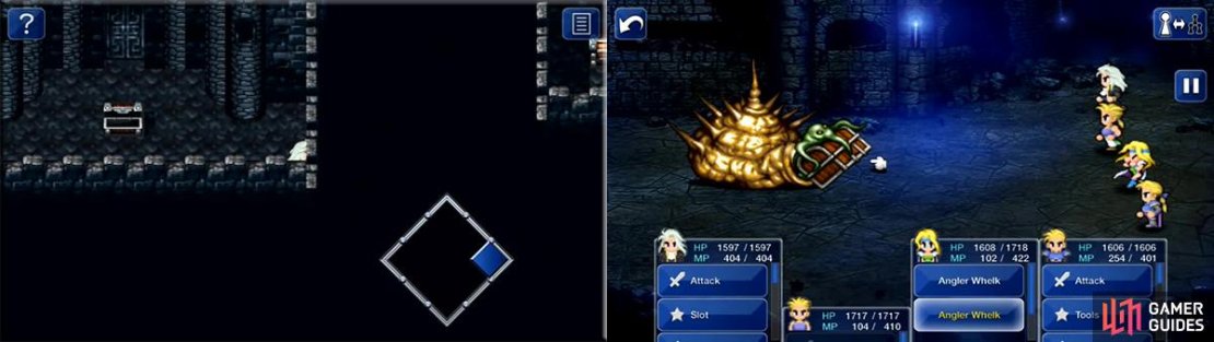 Walk into the wall as shown to reach the Growth Egg, a very useful relic. Later, the Angler Whelk offers a slight challenge but relinquishes the Dragon&rsquo;s Claws for Sabin!
