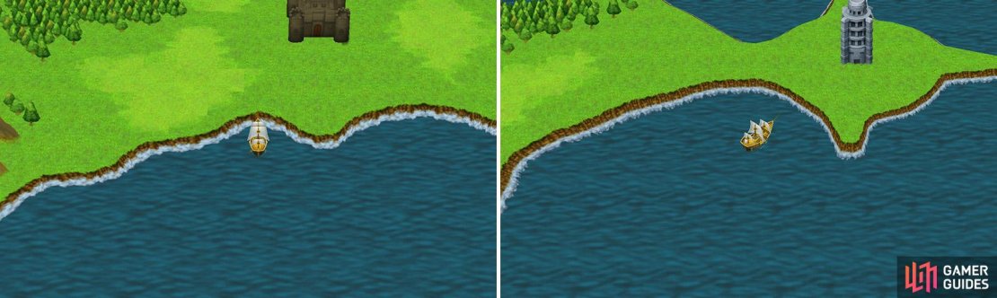 Here is where the Tower of Owen is located, and what it looks like on the map.