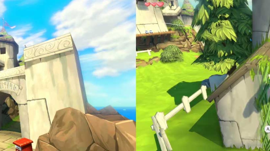 Let’s begin with what we have to do. From the “beach”, head left, towards the pier and the mailbox. The left onto the dirt path. Soon, you’ll come into contact with an Eskimo-like person named Zunari.