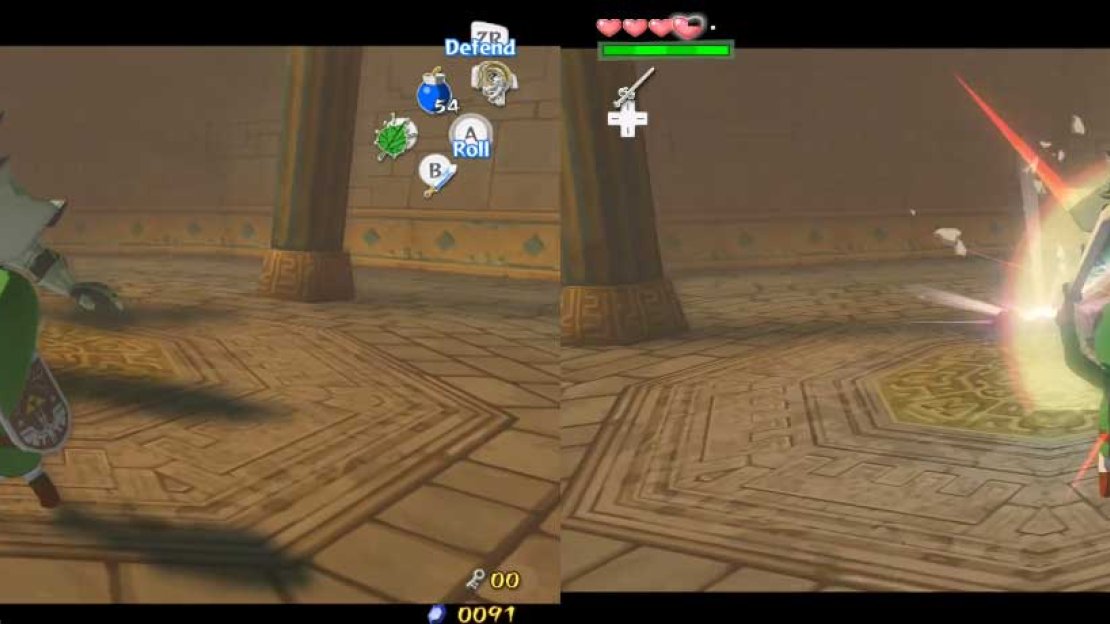 I hope you remember how to parry because, until MUCH later in the game, that will be how you dismantle the Darknut’s armor - which causes him to be invulnerable to all except one other attack - again, not available until later.