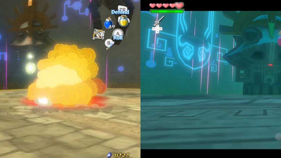 Then you have to restart this and complete the task two more times. Luckily for you, if you run out of Arrows/Bombs, Gohdan will replenish them - after all, he is not a minion of Ganondorf!