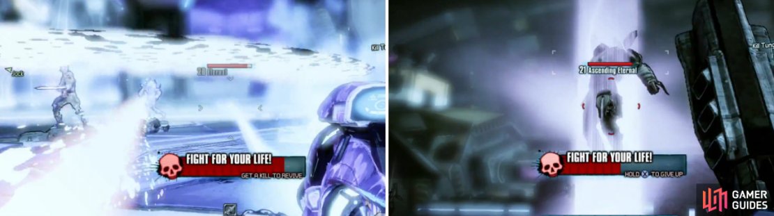 Zarpedon&rsquo;s shockwave attack in her second form hurts&hellip;A LOT. Also, the Eternal enemies can ascend, recovering all their health.