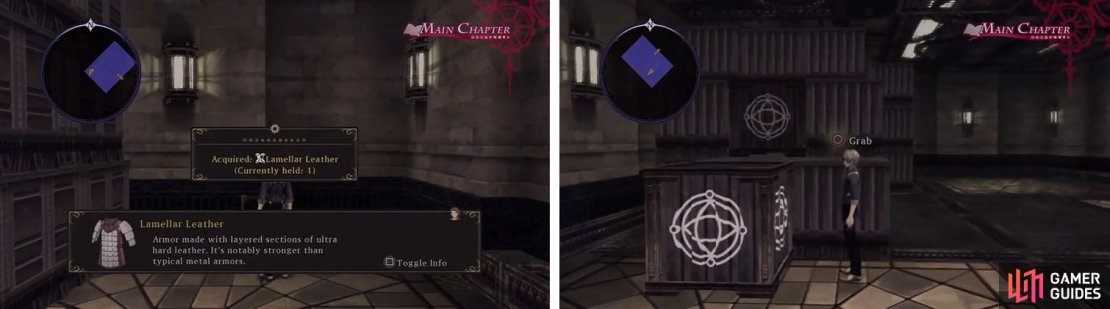 Grab the armor from the 11F Warehouse and then head to the 12F for a Pretty Ribbon.
