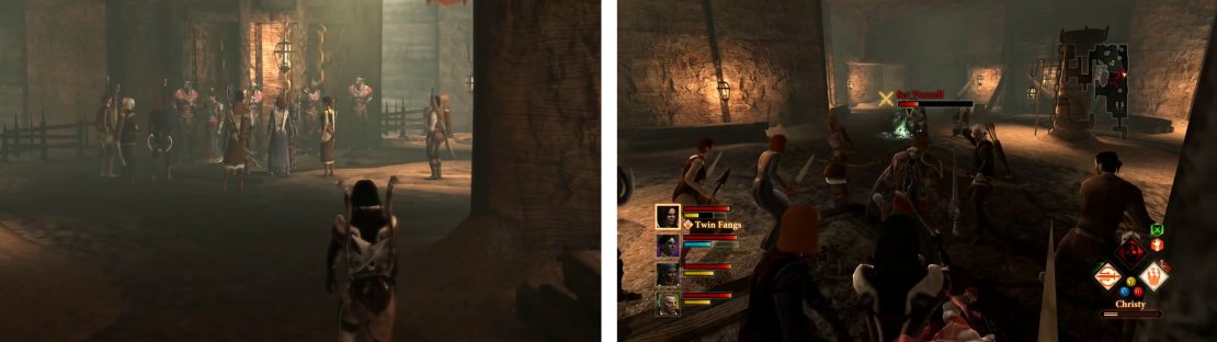 Enter Ser Varnell&rsquo;s Refuge and you&rsquo;ll come across a scene. Afterwards you&rsquo;ll have to fight.