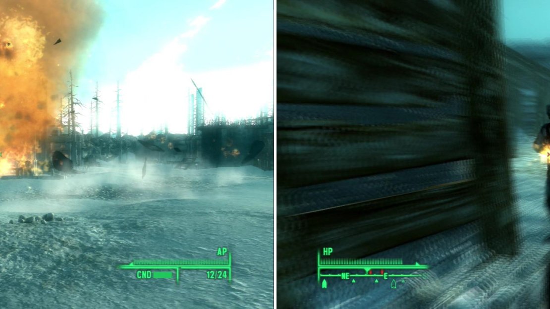 Blow up the fuel tanks at the Chimera Armor Depot (left) to pave the way for an assault on the Chinese-occupied trenches (right).