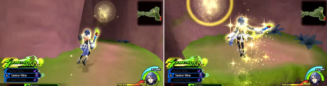You can use these glowing gold balls to boost you up to higher levels and gather items.