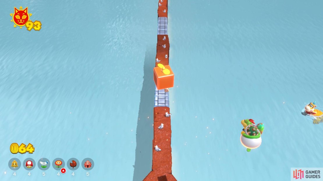You can easily float down from the top of Pipe Path to the wall where you&rsquo;ll find a Shine