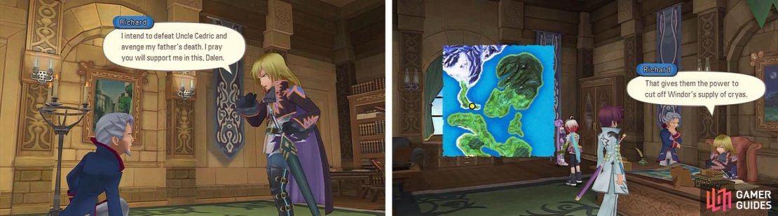 Head to Duke Dalen&rsquo;s Manor to catch up on what is going on in Barona and Lhant.