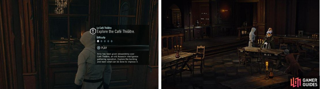 Head to the Cafe Theatre at the start of Sequence 03 to unlock Arno&rsquo;s HQ.