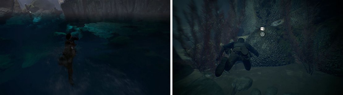Look for this underwater cave to find the final treasure in Uncharted 4.