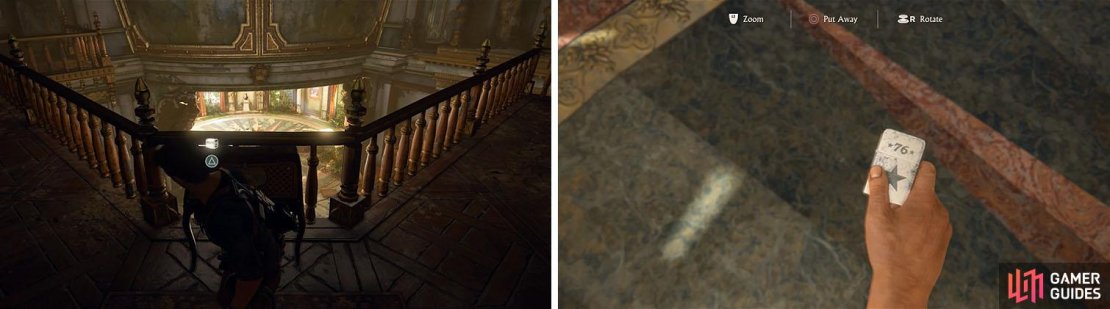 Make sure to grab the treasure upstairs and then locate Sam&rsquo;s light on the floor.
