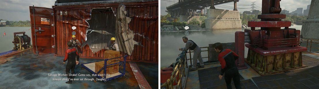 Left: that wasn&rsquo;t the slowest dive / Right: My man&hellip;