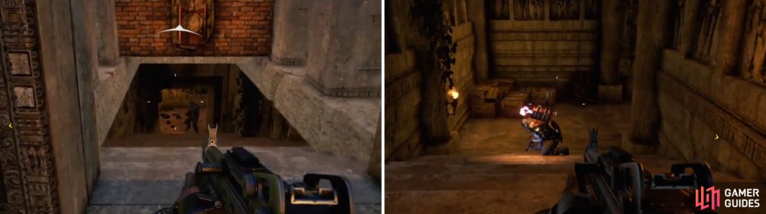 Not only is there a Heavy Gunner when you go underground, there will also be a Heavy Flamer, so be careful and try to lure them outside, where there&rsquo;s more cover.