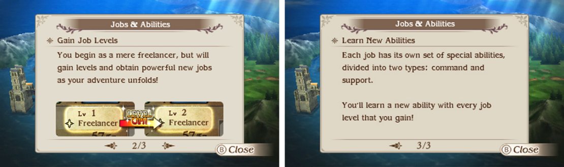 Jobs are specialised &ldquo;roles&rdquo; or &ldquo;classes&rdquo; that characters can assume.