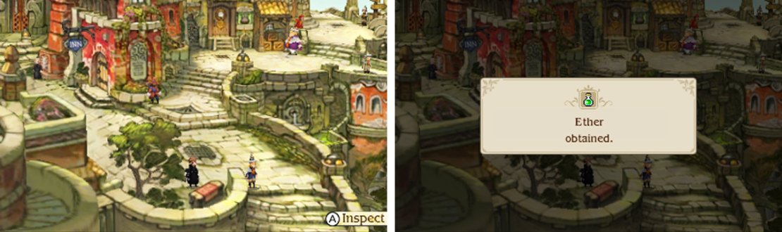 Equip Divining Rod (Freelancer) to determine the number of hidden items.