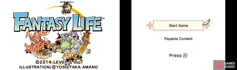 Say goodbye to &ldquo;real life&rdquo; and welcome to Fantasy Life!