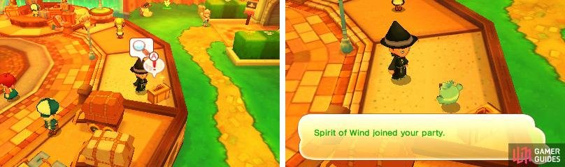 Spirits of Wind like breezy spots, like next to an airship.
