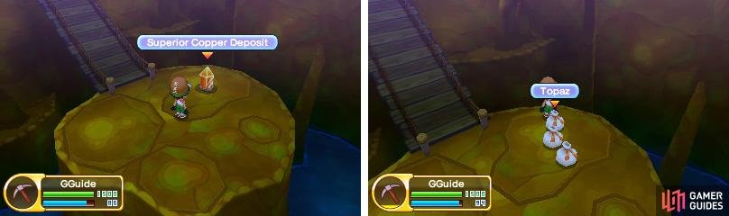 Topazes are rare, but keep mining and you&rsquo;ll find them eventually.