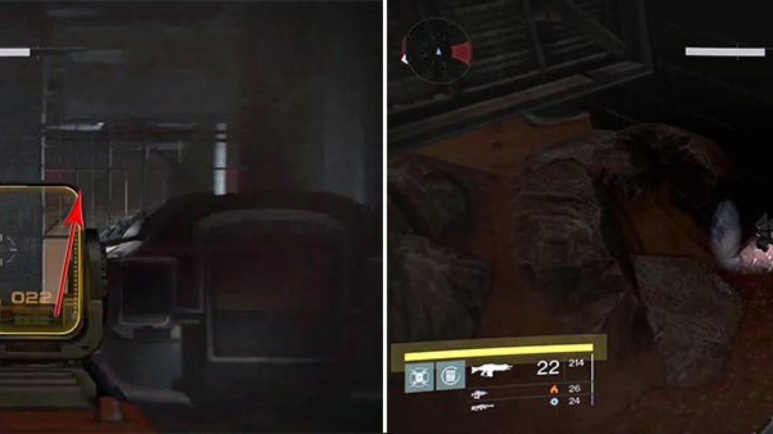 Head under the gap at the end of the room here (left) and follow the arrow round to the right. In the corner lies the ghost.