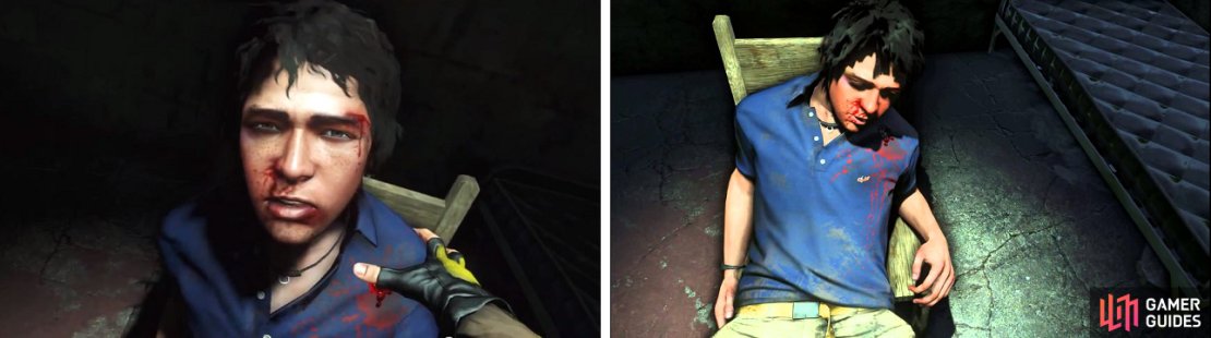 It turns out your younger brother, Riley, is still alive! However, to not blow your cover, you decide to torture him according to Hoyt&rsquo;s demands.
