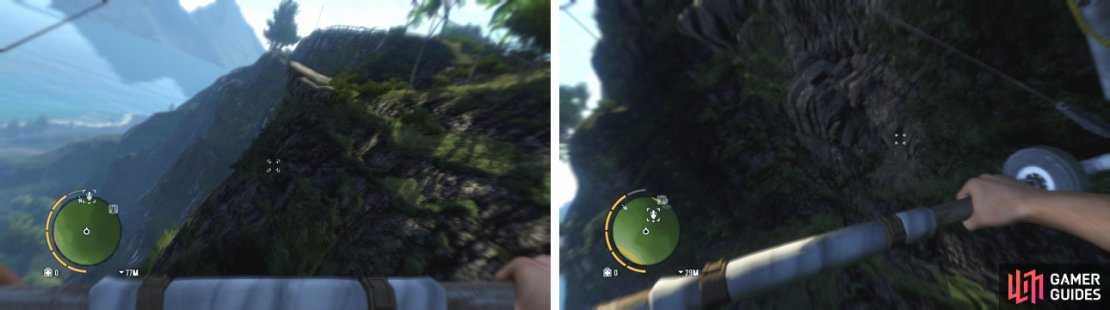 To get to Relic 107, you&rsquo;ll need to fly using a glider or your wing suit. The altar with the Relic is located on the side of the hill.