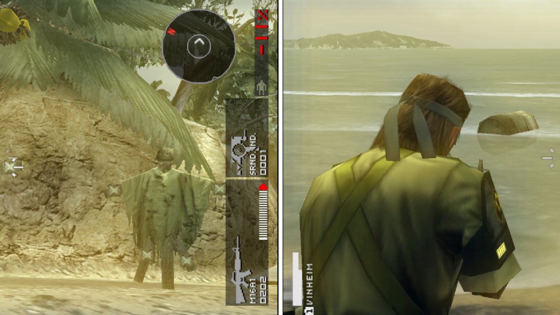 Follow Miller’s advice and practice your shooting before proceeding to the next area. There are dummies and coconuts to shoot on the beach while there are oil drums and balls in the ocean.