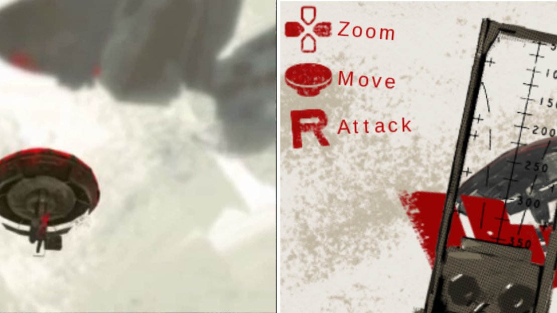During the scene you’ll have to shoot down 2 hovercrafts (left picture). Aim at them carefully and shoot them down (right picture).