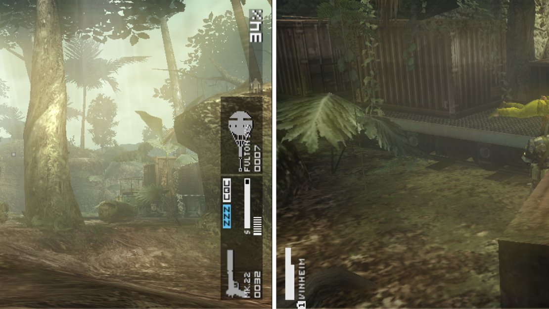 The sniper located on a cliff to the north. Snipe him down with your Mk22 if possible (left picture) and a POW on the train (right picture).