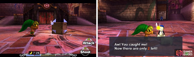There&rsquo;s one Bomber in each of the five sections of Clock Town.