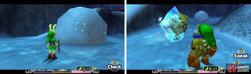 If the size of the snowball wasn&rsquo;t a big enough clue, you can also target it.
